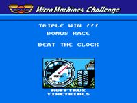 une photo d'Ã©cran de Micro Machines sur Nintendo Nes